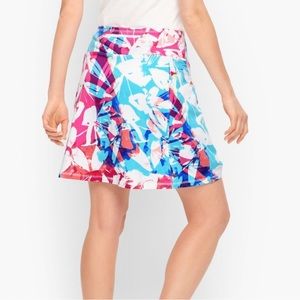 Talbots Everyday Stretch Skort - brushed floral - size Large